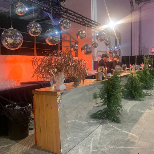 Decoración Floral para Cena de Navidad Glovo | Thaís Canals