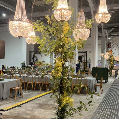 Decoración Floral para Cena de Navidad Glovo | Thaís Canals