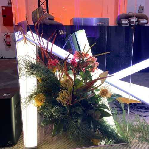 Decoración Floral para Cena de Navidad Glovo | Thaís Canals